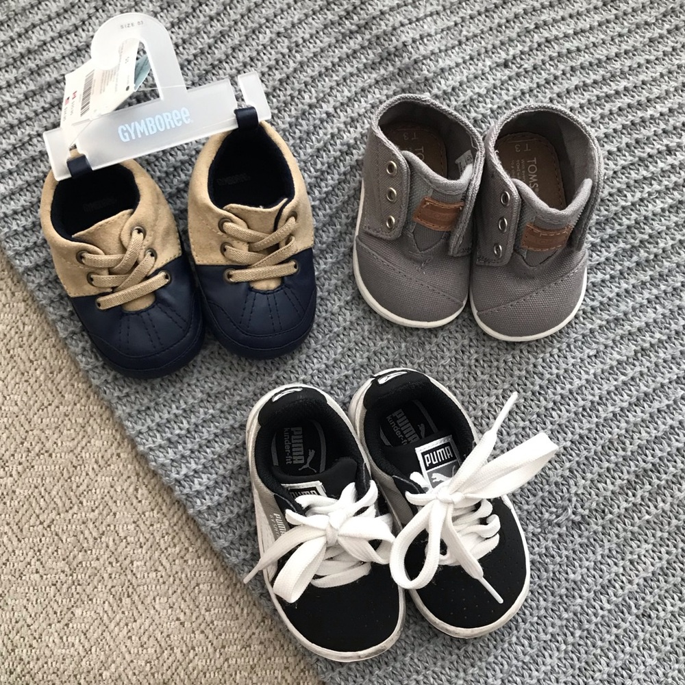 Bundle of 3 Toddler Shoes